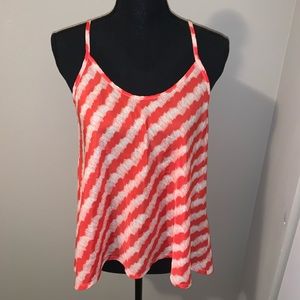 Flirty top with spaghetti straps and open back